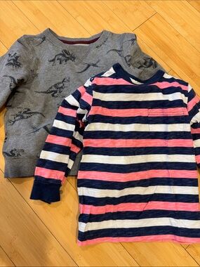 LIKE NEW! BUNDLE! 2! Carter’s Kids Toddler Assorted Cotton Shirts Sz 4T